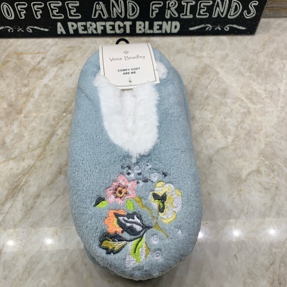 Vera Bradley Cozy Life Slippers - Floating Garden: Small - Picture 6 of 6